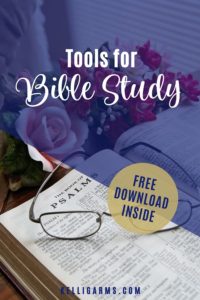 Tools for Bible Study