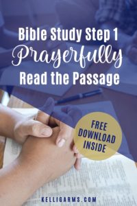 Prayerfully Read the Passage