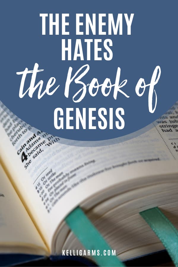 The Enemy Hates the Book of Genesis Pin