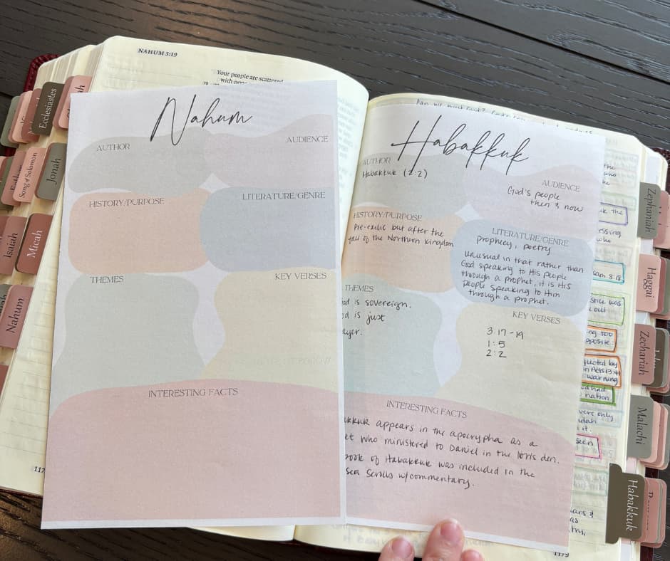 Study sheets